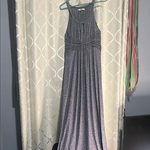 Max Studio Charcoal Sleeveless Maxi Dress